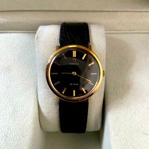 Vintage 14k Yellow Gold Omega Deville. Box and verification
